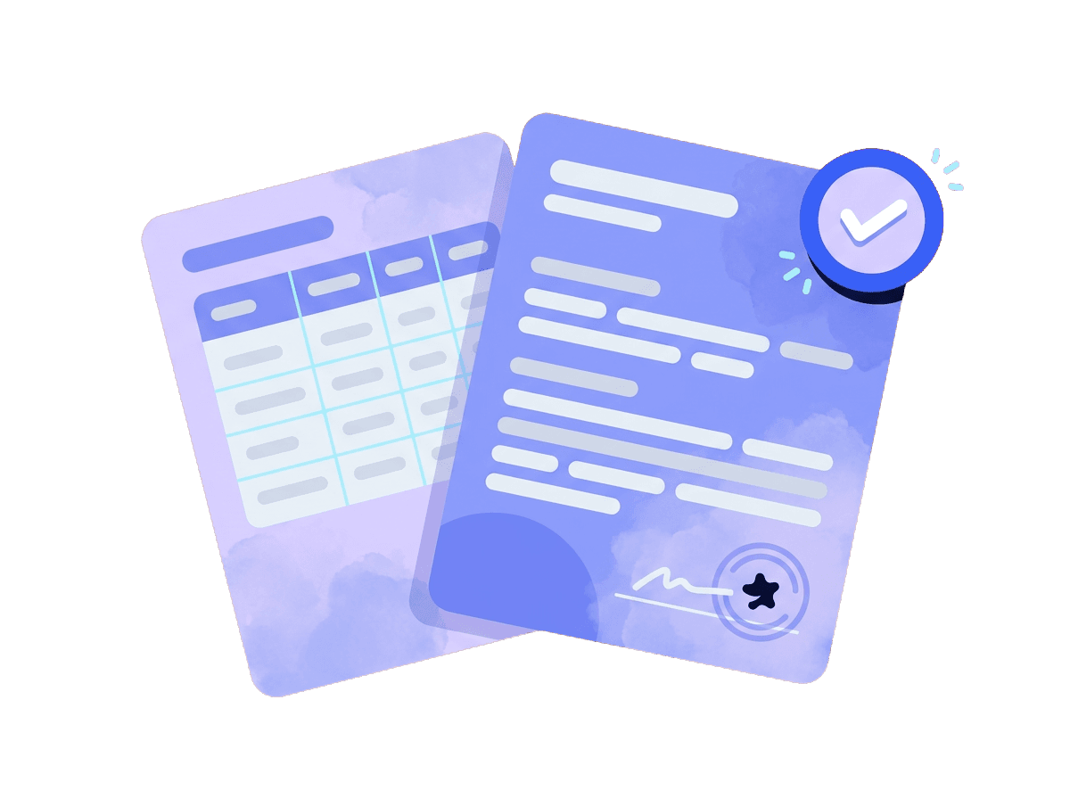 Lease agreement and utility bill proof of address for a Florida business