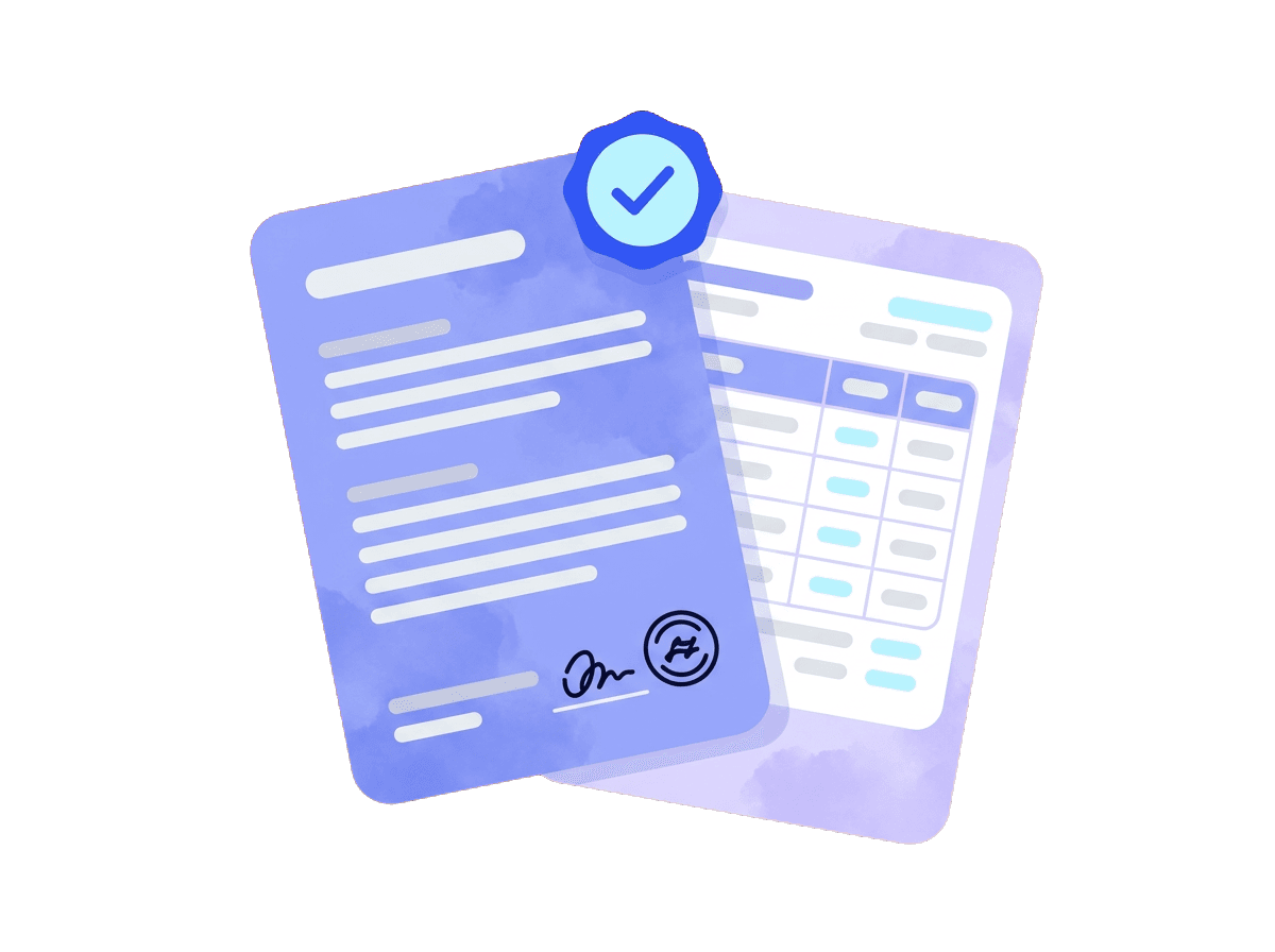 Lease agreement and utility bill proof of address for a Washington DC business
